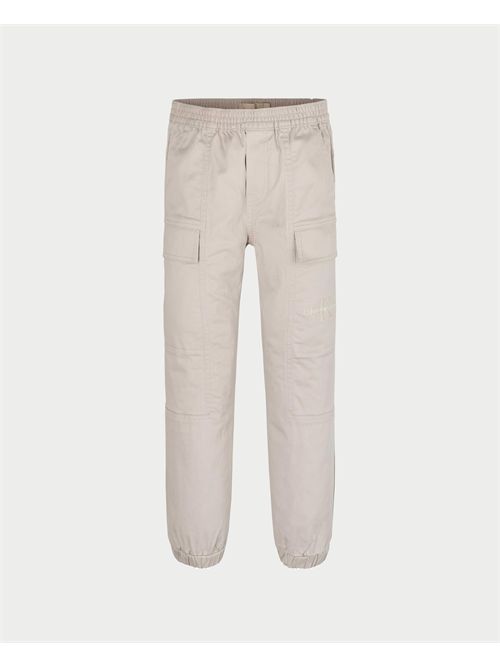 Pantaloni Calvin Klein cargo intessuti per bambini CALVIN KLEIN | IB0IB02270PA8